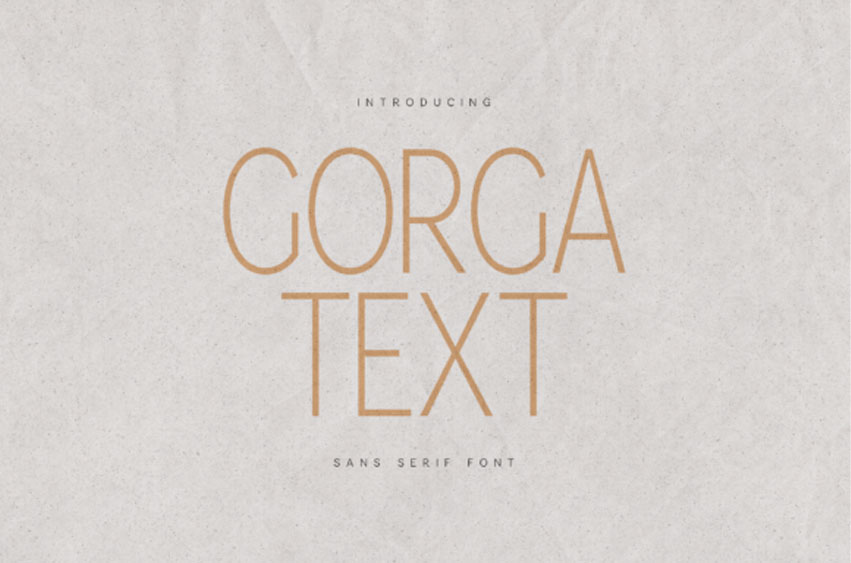 Gorga Text Font