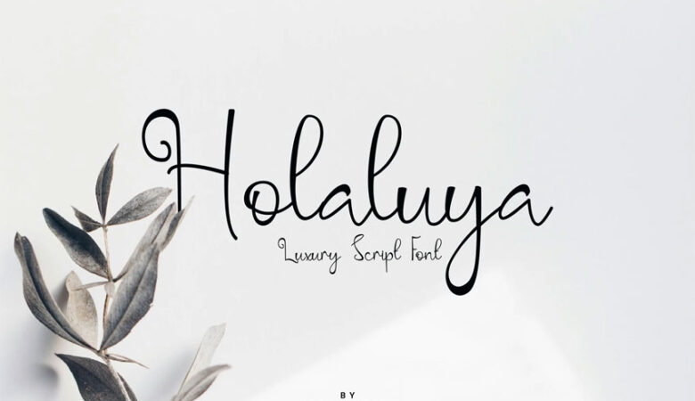 Holaluya Font