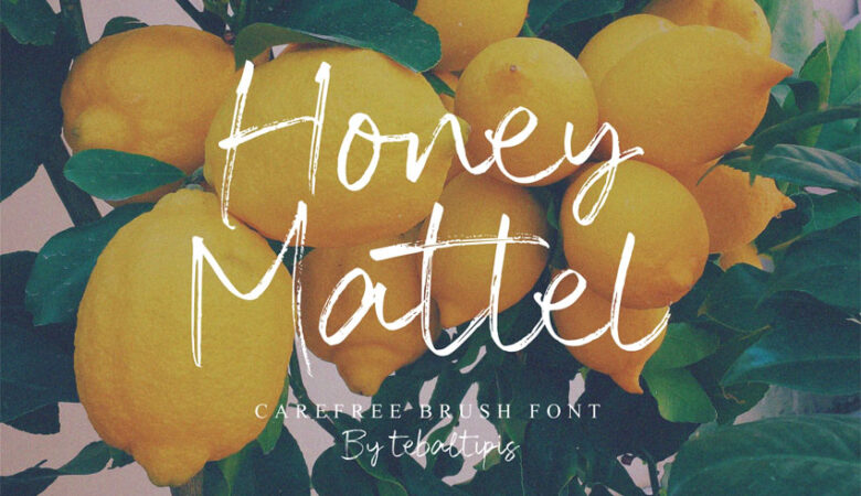 Honey Mattel Font