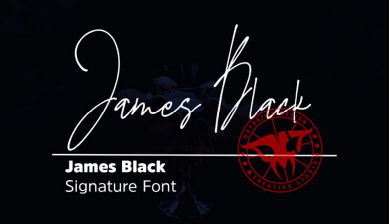 James Black Font