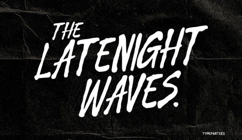 Latenight Waves Font