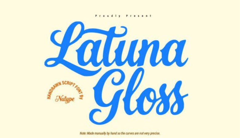 Latuna Gloss Font