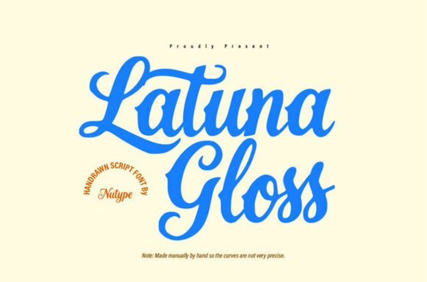 Latuna Gloss Font