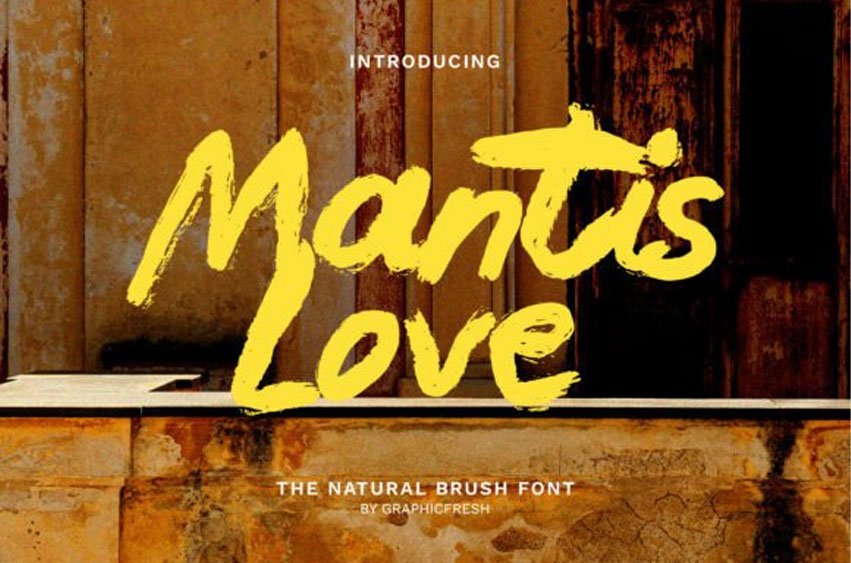 Mantis Love Font