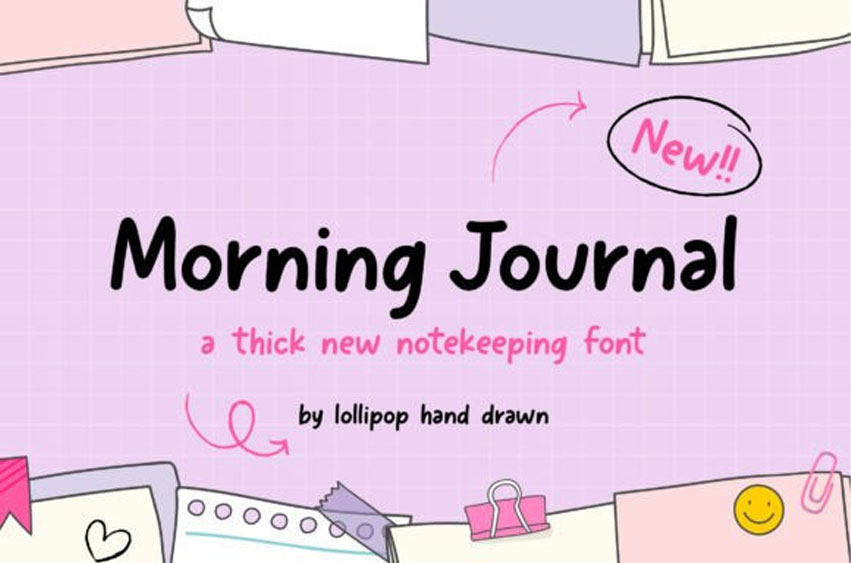 Morning Journal Font