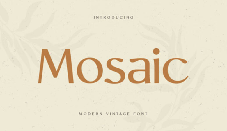 Mosaic Font