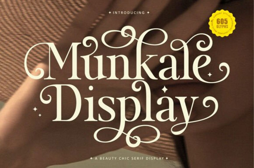 Munkale Display Font