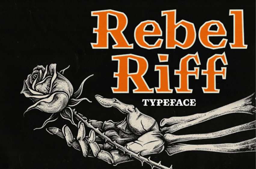 Rebel Riff Font
