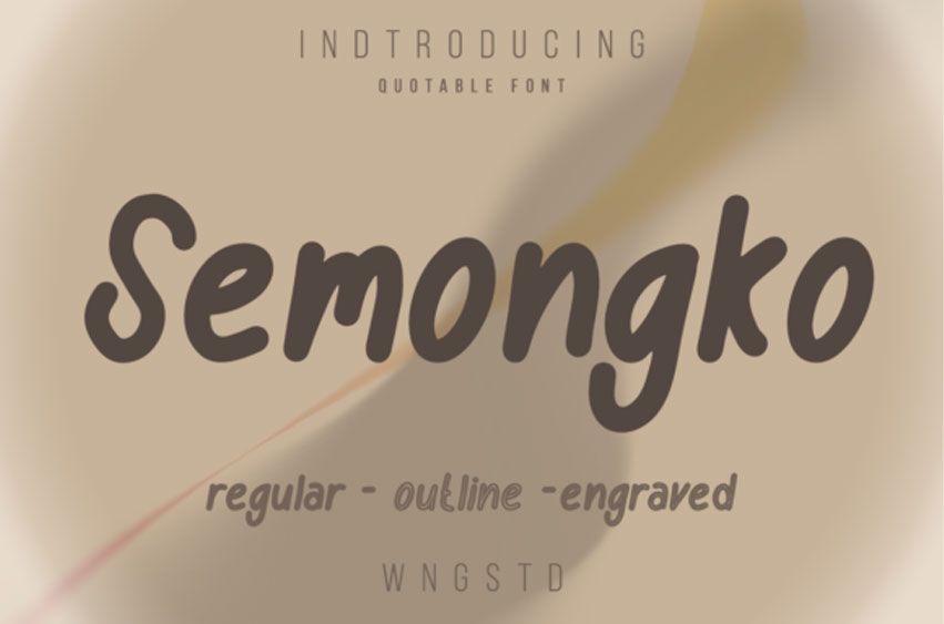 Semongko Font