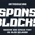 Spons Blocky Font