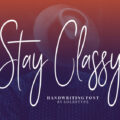 Stay Classy Font