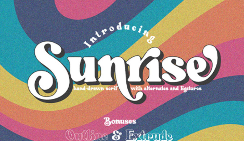 Sunrise Font