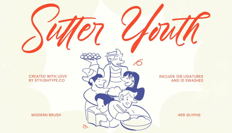 Sutter Youth Font