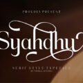 Syahdhu Font