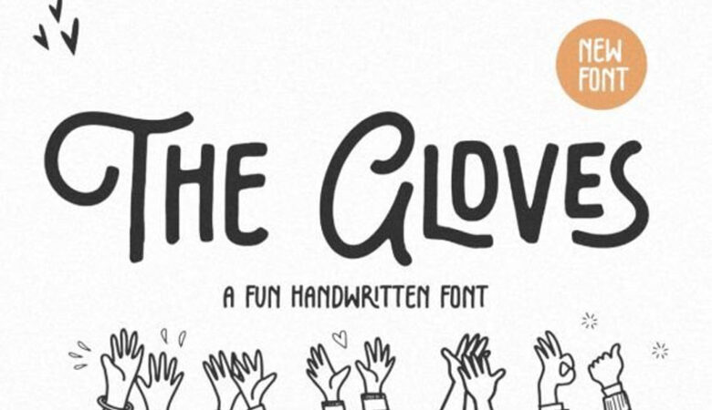 The Gloves Font