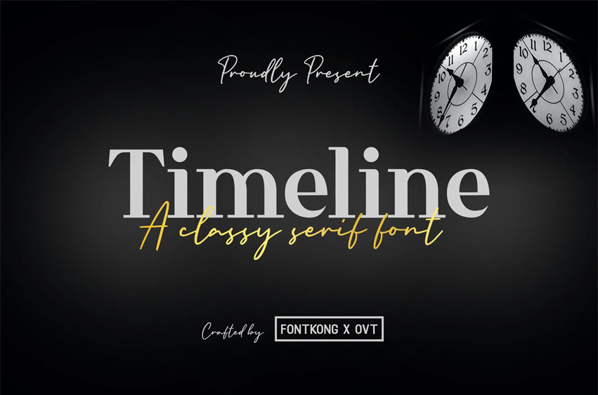 Timeline Font