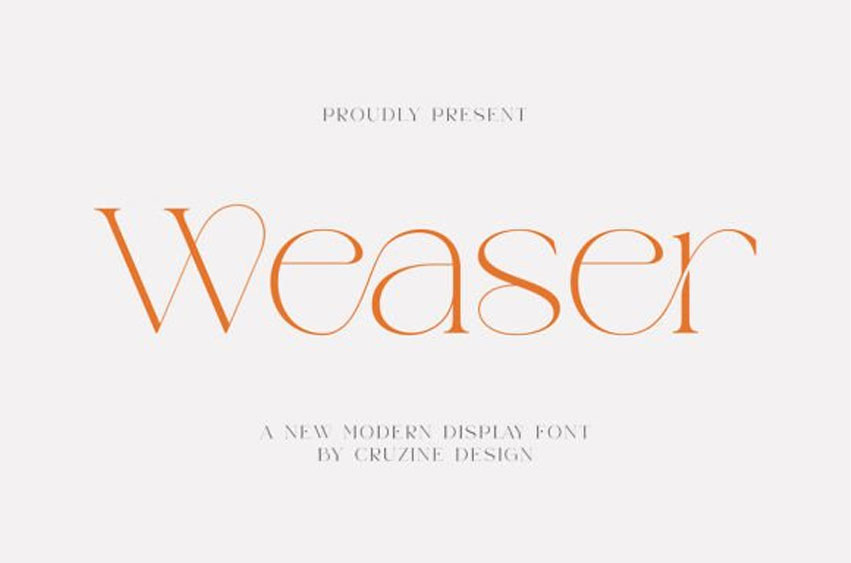 Weaser Font