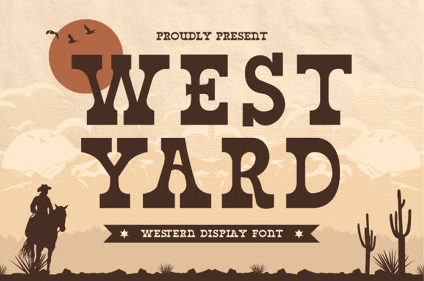West Yard Font