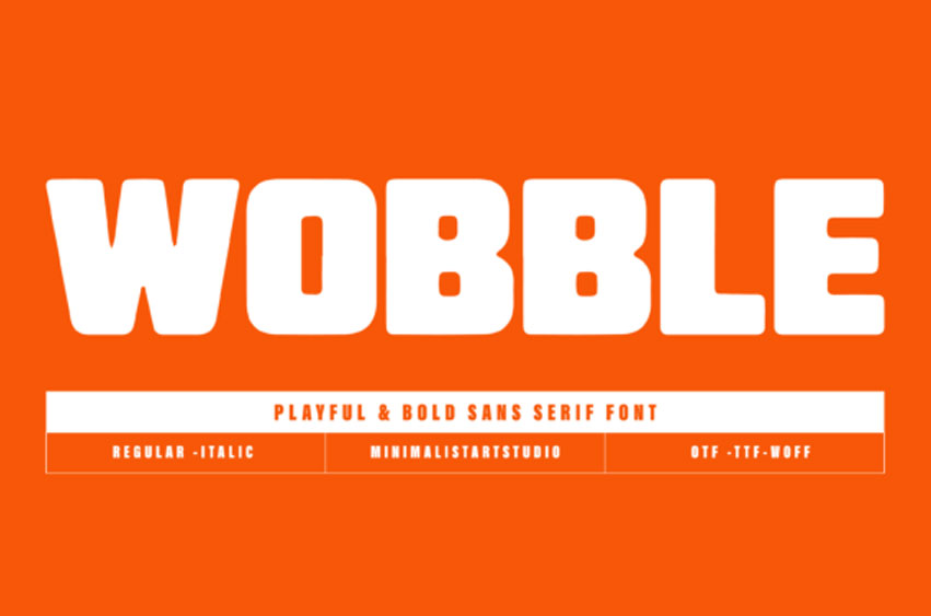 Wobble Font