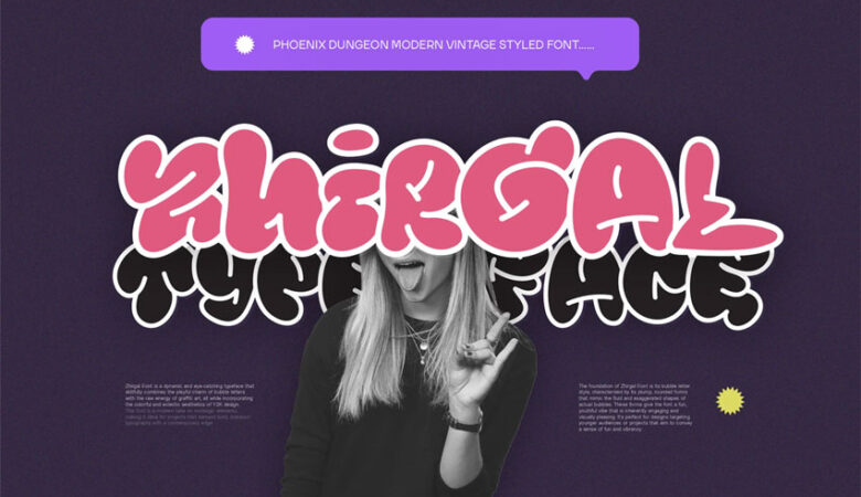 Zhirgal Typeface Font