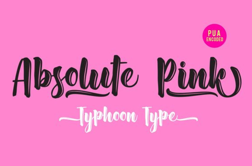 Absolute Pink Font