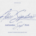 Alice Signature Font