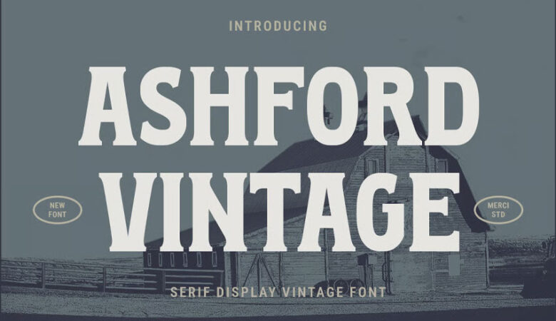 Ashford Vintage Font