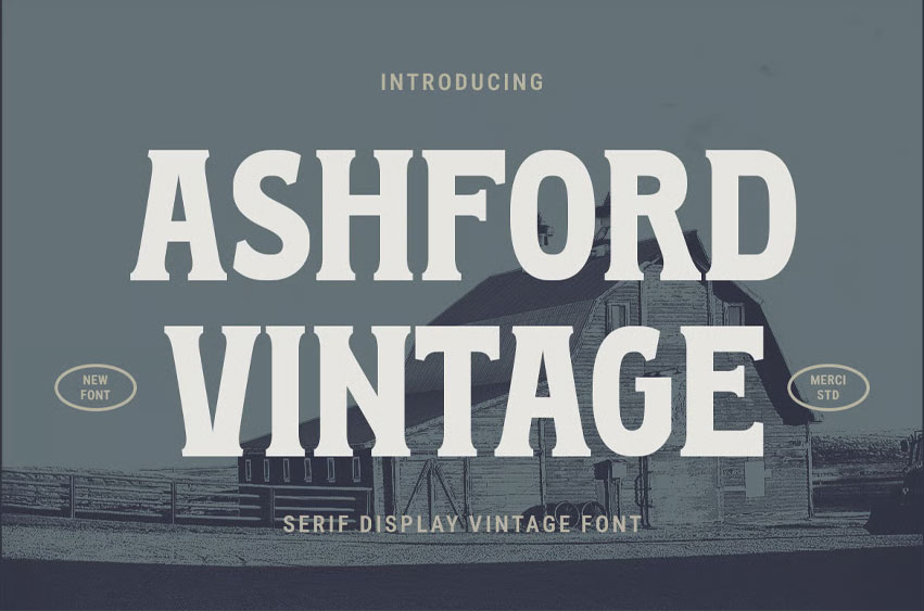 Ashford Vintage Font