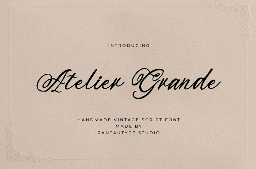 Atelier Grande Font
