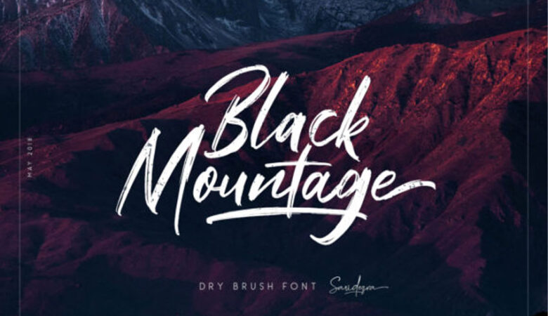 Black Mountage Font