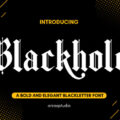 Blackhole Font