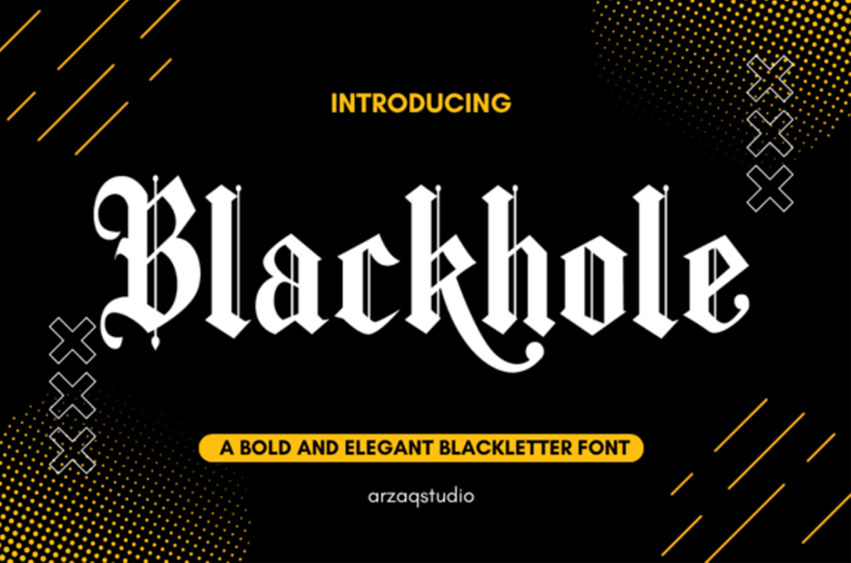 Blackhole Font