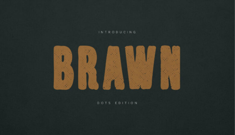 Brawn Dots Edition Font