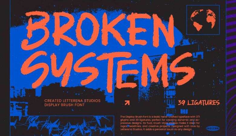 Broken Systems Font