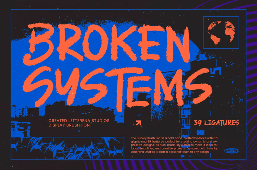 Broken Systems Font