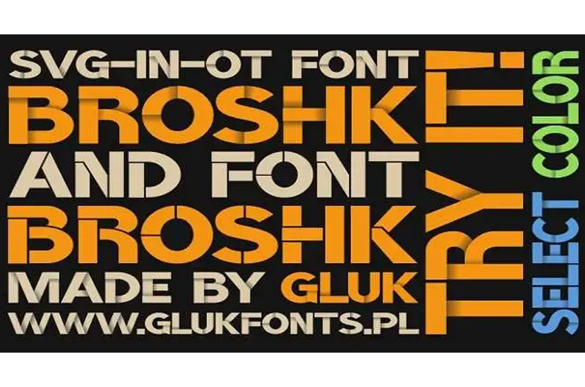 Broshk Font