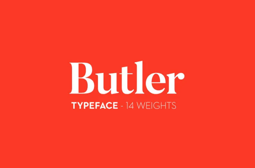 Butler Font
