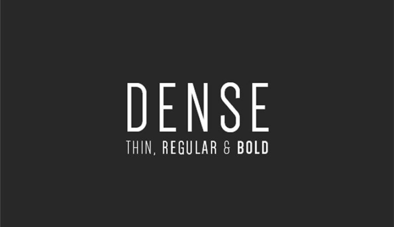 Dense Font