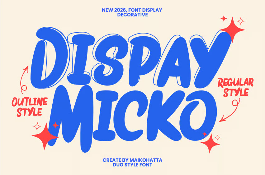 Dispay Micko Font