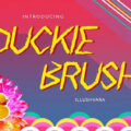 Duckie Brush Font