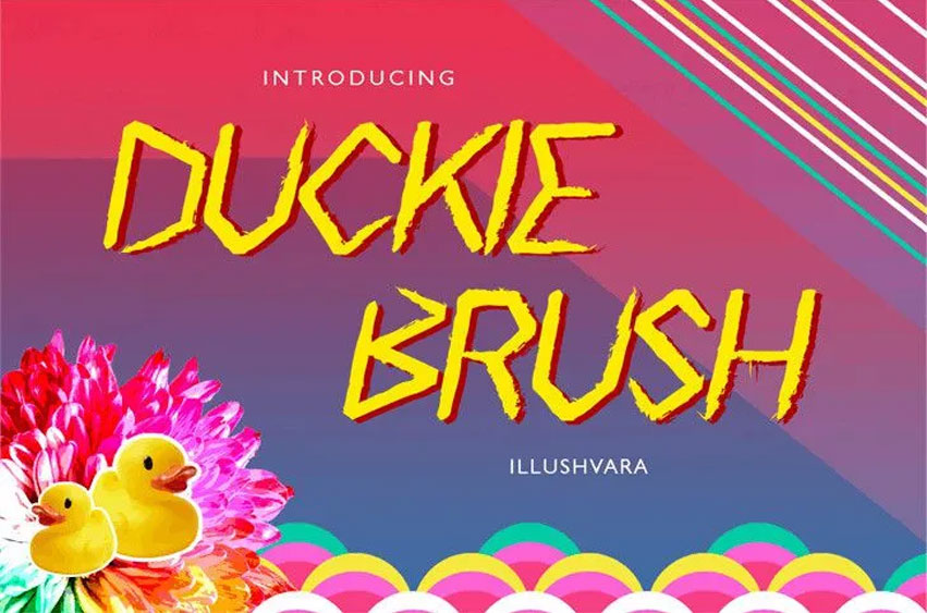 Duckie Brush Font