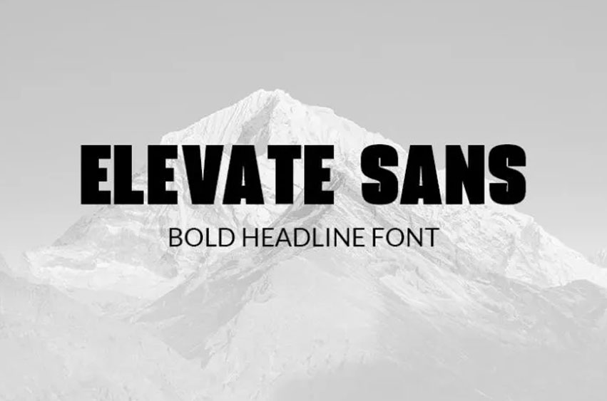 Elevate Sans Font
