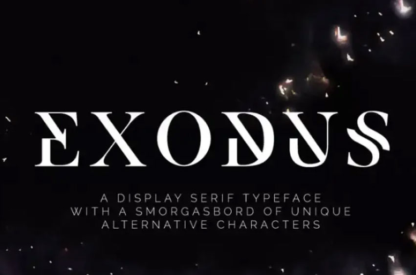 Exodus Font