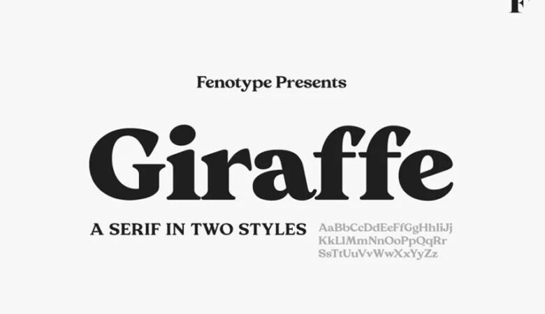 Giraffe Font