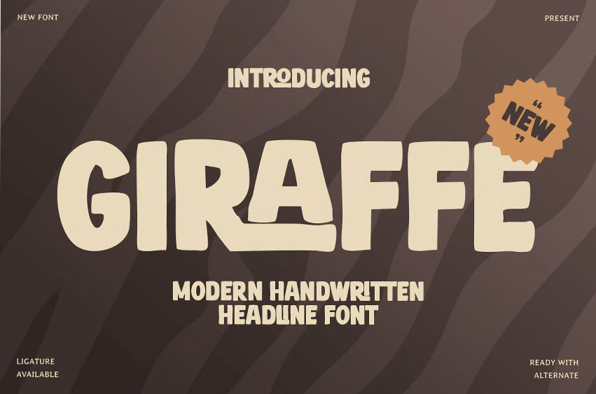 Giraffe Modern Font
