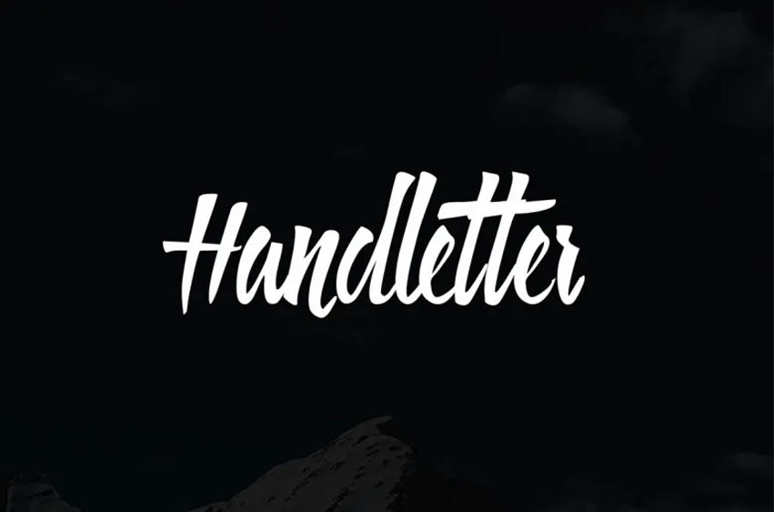 Handletter Font