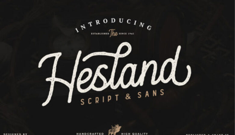 Hesland Font