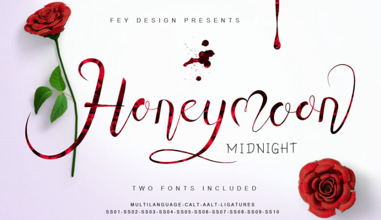 Honey Moon Midnight Font
