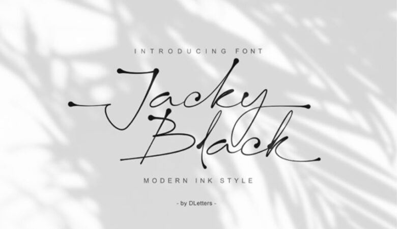 Jacky Black Font