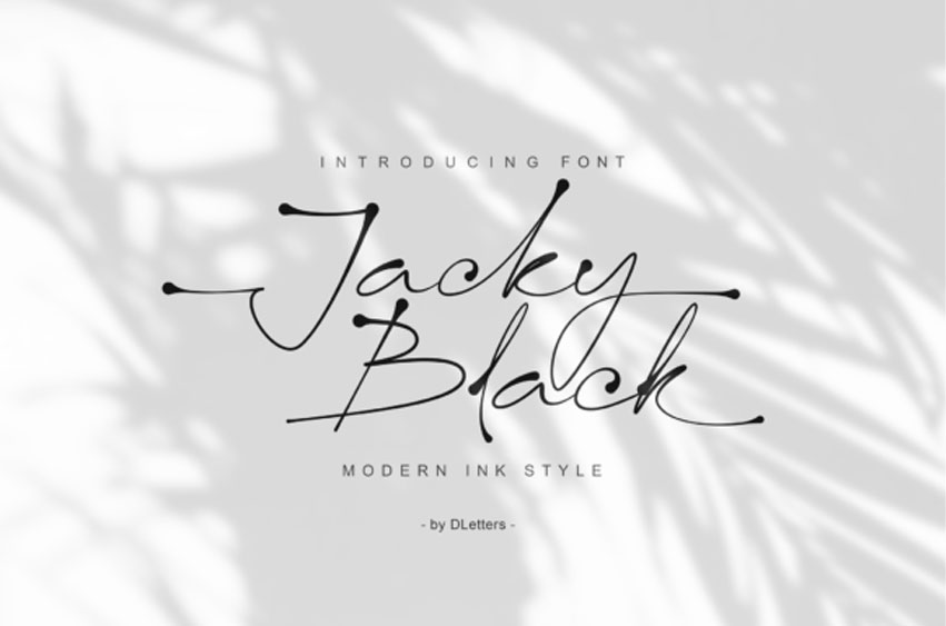 Jacky Black Font